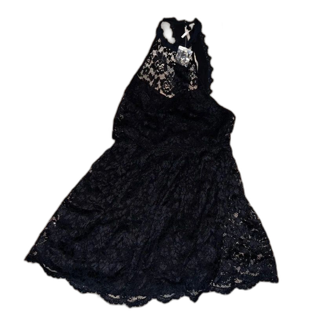 Free people lace mini dress